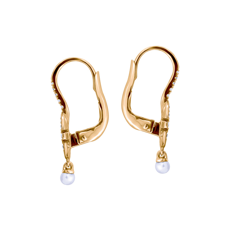 Radiant Dawn-18K Yellow Gold-Diamond Earring-Womens Jewelry