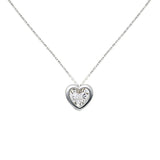 Rhythms of Love-Heart Shape Diamond Pendant-18K Gold