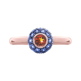 Symphony of Passion-18K Rose Gold-Semi precious Stone Ring-Womens Jewelry