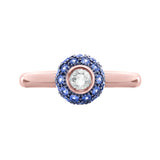 Celestial Harmony-18K Rose Gold-Semi Precious Stone ring