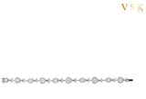 Everlasting Love's Embrace-18K White Gold-Heart Cut Diamond Bracelet-Womens Jewelry