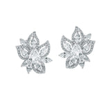 Nature's Grace-18K White Gold-Nature inspire-Diamond Earring-Womens Jewelry