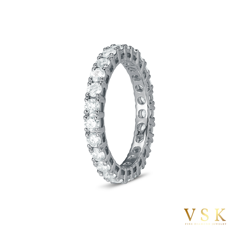 Halo of Radiance-18K White Gold-Diamond ring-Womens Jewelry