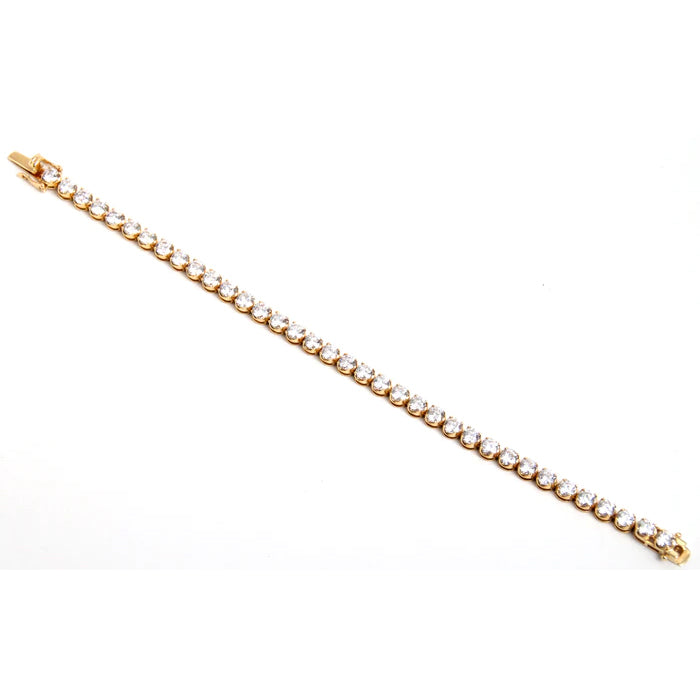 Roseate Brilliance-18K Yellow Gold-Diamond Bracelet-Womens Jewelry