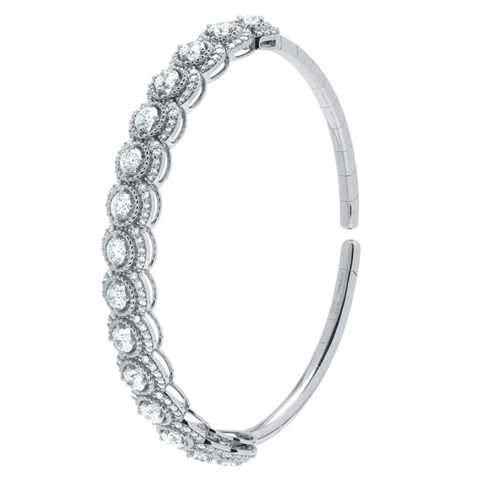 Harmony's Embrace-18K White Gold-Diamond Bracelet-Womens Jewelry