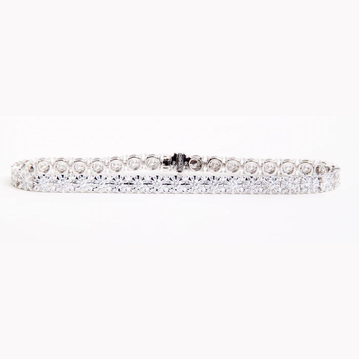 Fearless Elegance-18K White Gold-Diamond Bracelet-Womens Jewelry