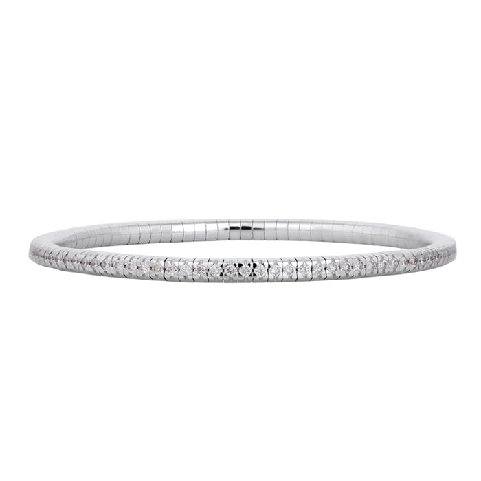 B2Flex | 18K White Gold | Flexible Diamond Bracelet | Womens Jewelry