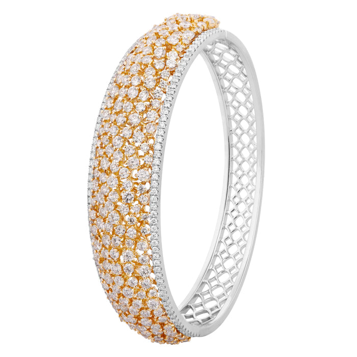 Eternal Brilliance-18K Gold-Diamond Bangle-Womens Jewelry